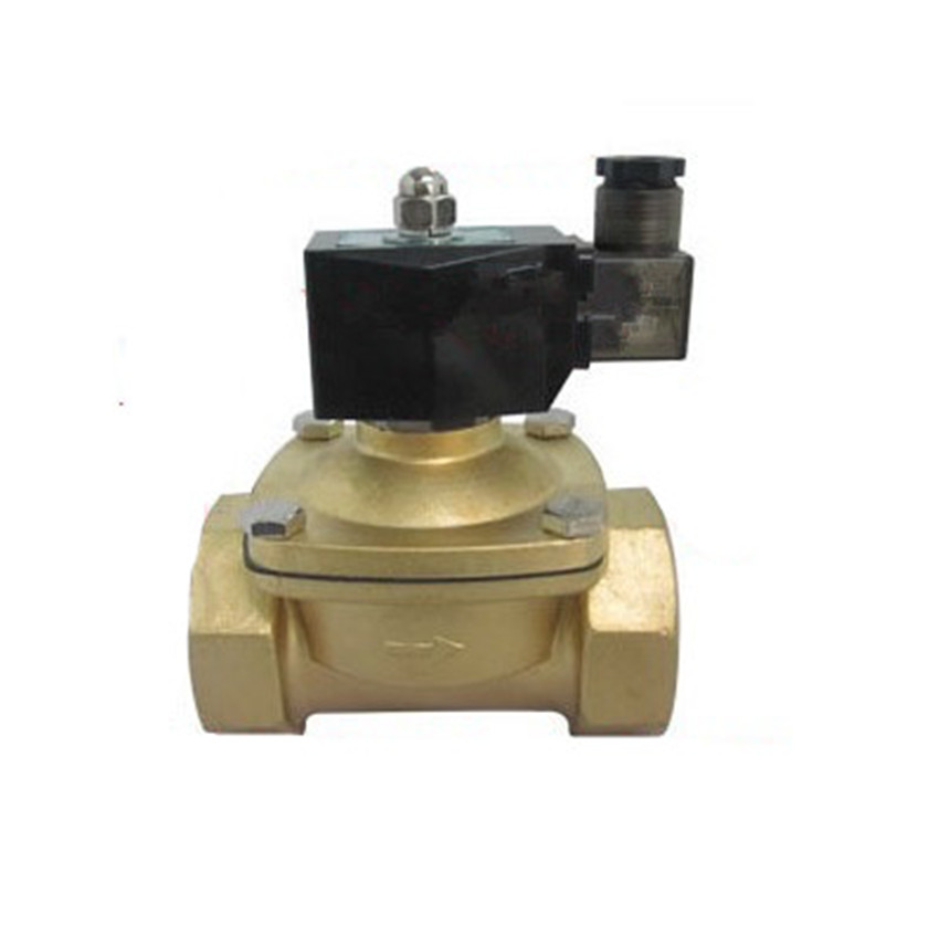 全铜电磁阀 室外防雾水DN40 1寸5 水阀 气阀AC220V DC24V