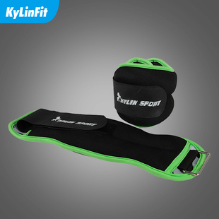 绑腿沙袋跑步负重训练健身装 备形可调节康复运动绑手绑脚手环沙包