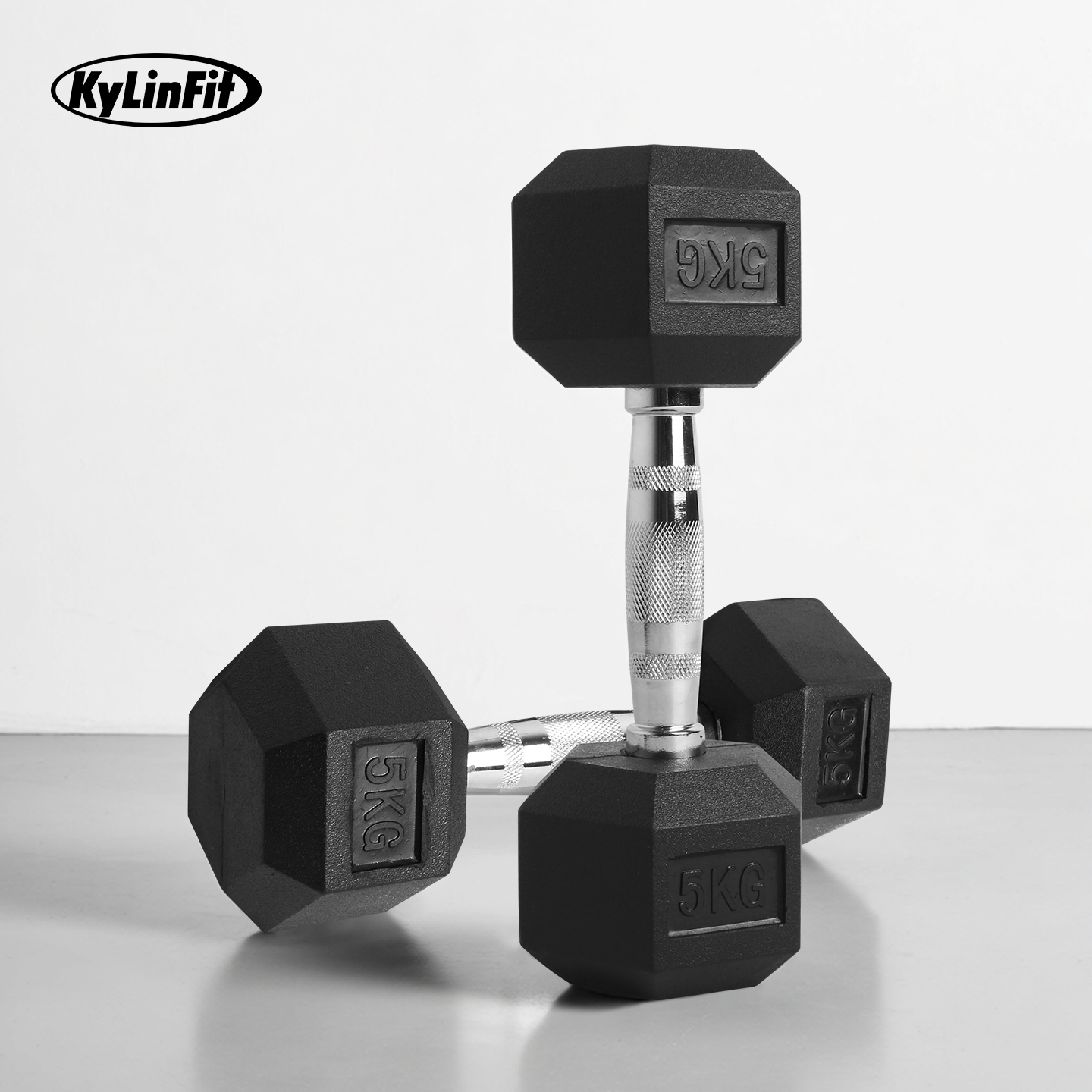 六角力量训练包胶哑铃