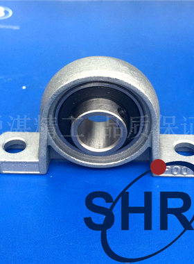 PBT PBRSX滚珠轴承组件轴台型 外球面座 锌合金全不锈钢现货包邮