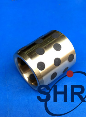 MPBZ10-8/10/12/15/20/25/30铜合金直柱无油衬套石墨自润滑铜轴套