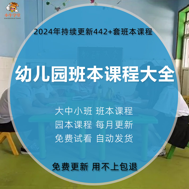 2024年幼儿园班本课程PPT大班中班小班课程故事主题活动实施方案怎么样,好用不?