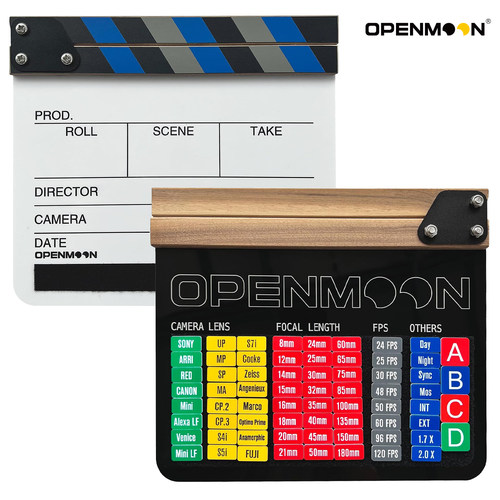 openmoon场记板胡桃木贴片场记板