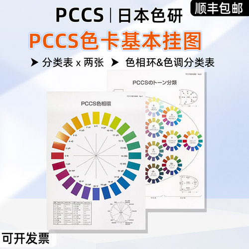日本色研PCCS色卡基本挂图