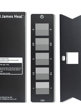 英国JAMES评定变色灰卡 james766-200 ISO 105 A02:1993