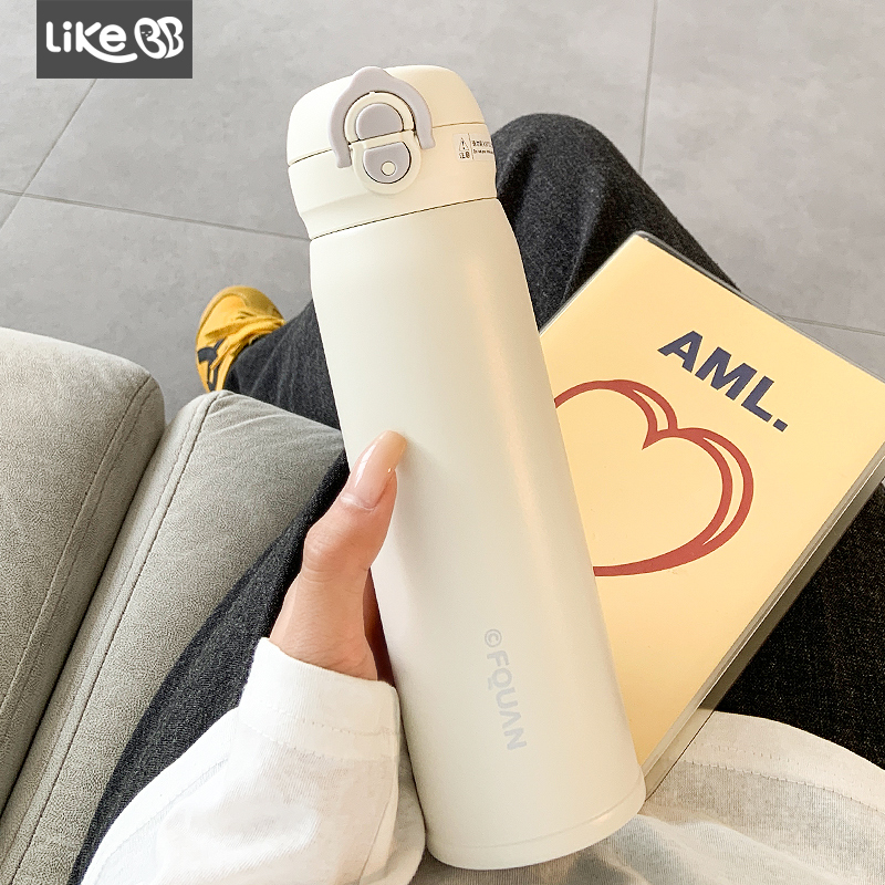 简约保温杯女生大容量水杯女新款2025女士带吸管316不锈钢杯子男