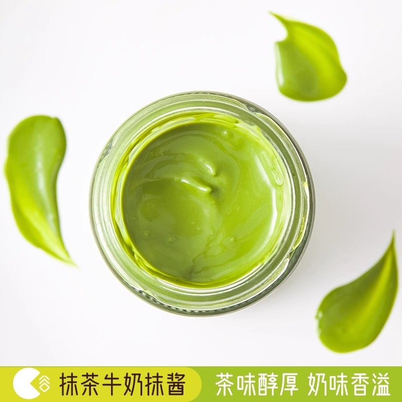 谷颜多抹茶酱果酱涂抹夹面包早餐吐司酱牛奶酱果泥绿茶酱奶酱烘焙