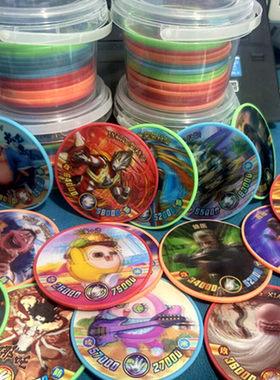三角洲奥特曼圆卡3D立体超厚炫彩蛋仔7.8cm战斗币绝版币儿童玩具