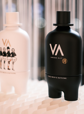 VA任意湃黑色白色经典版350ml竹炭氨基酸香氛沐浴露 顺丰包邮速发