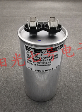 墨西哥产 CDE 21FD3735A-F 35uF 370VAC 电容器 SFP37T35K384B-F