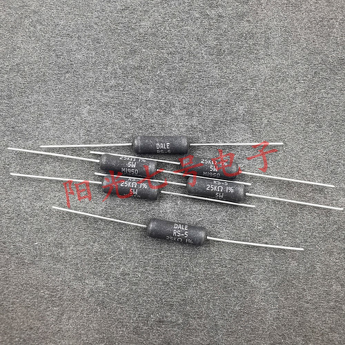 墨西哥产 DALE 25K RS-5 5W VISHAY 线绕电阻器 25KΩ 1%