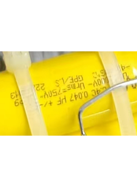 意大利产 AV MKP C.4C 0.047uF 3000V- 轴向薄膜电容 750V~