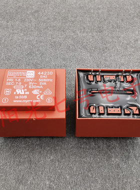 法国myrra 230V转9V 5VA电源变压器 44230 (3个起订)
