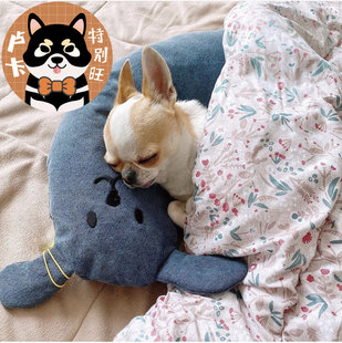 卢卡家 超可爱宠物深度睡眠抱枕枕头狗狗猫猫柔软棉布靠枕颈枕腰