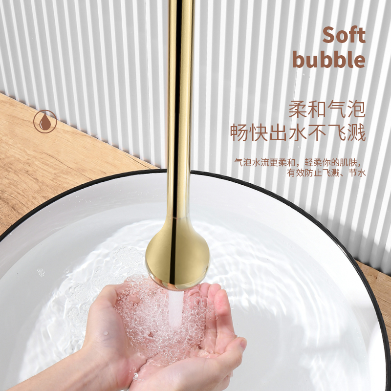 全铜暗装天花吊顶水滴面盆龙头创意艺术嵌入墙式感应出水龙头冷热