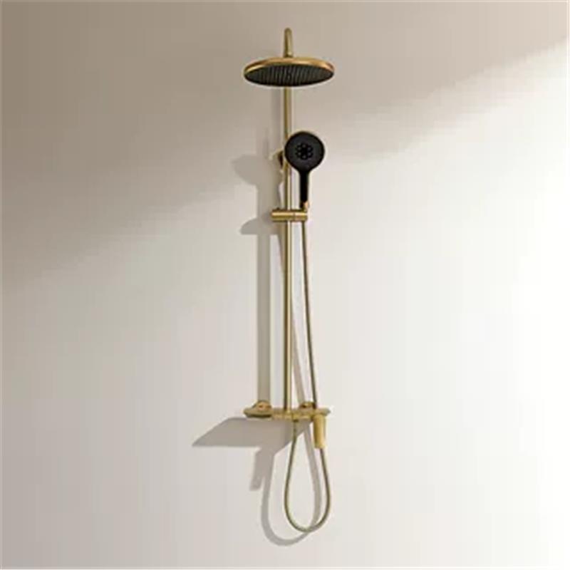 金色淋浴花洒套装家用全铜