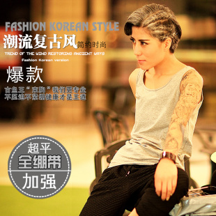 T束胸加强绷带长款 外穿超平超紧束胸衣 拉拉束胸les 古鱼王正品