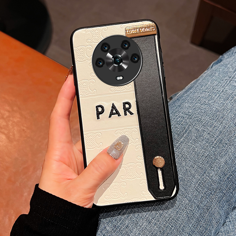 荣耀Magic4皮质潮牌腕带可支架