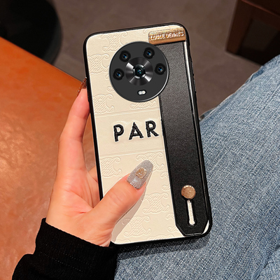 荣耀Magic4皮质潮牌腕带可支架