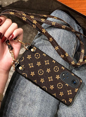 Icool适用荣耀x60复古潮壳手机50pro皮壳皮套magic6斜挎X40i挂绳X30MAX欧美MAGIC3PRO保护壳女x70软皮外壳