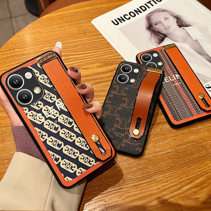 Icool适用reno15手机壳14pro潮牌13腕带11支架oppoRENO12PRO复古欧美风6/5/4/3/8保护套外壳10挂绳9女7se硅胶