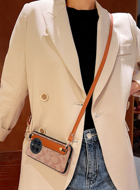 华为Mate50皮质复古风腕带可支架