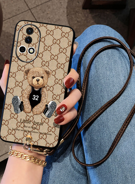 Icool适用于华为nova15手机壳14ultra保护皮套13pro卡通熊12挂脖挂绳NOVA11PRO硅胶7se软10手提环6外壳8斜背9