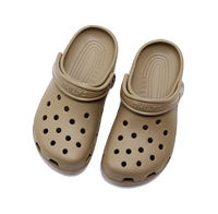 Men's and women's crocs, anti-slip extra-large size beach couple flip-flops, nurse pregnant women's garden shoes, summer breathable rain boots thumbnail 7