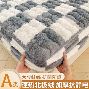 A类通用牛奶绒加厚保暖床笠罩