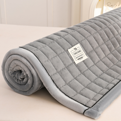 冬季加厚牛奶绒床垫软垫家用加绒宿舍学生被褥铺底毛毯床垫被褥子