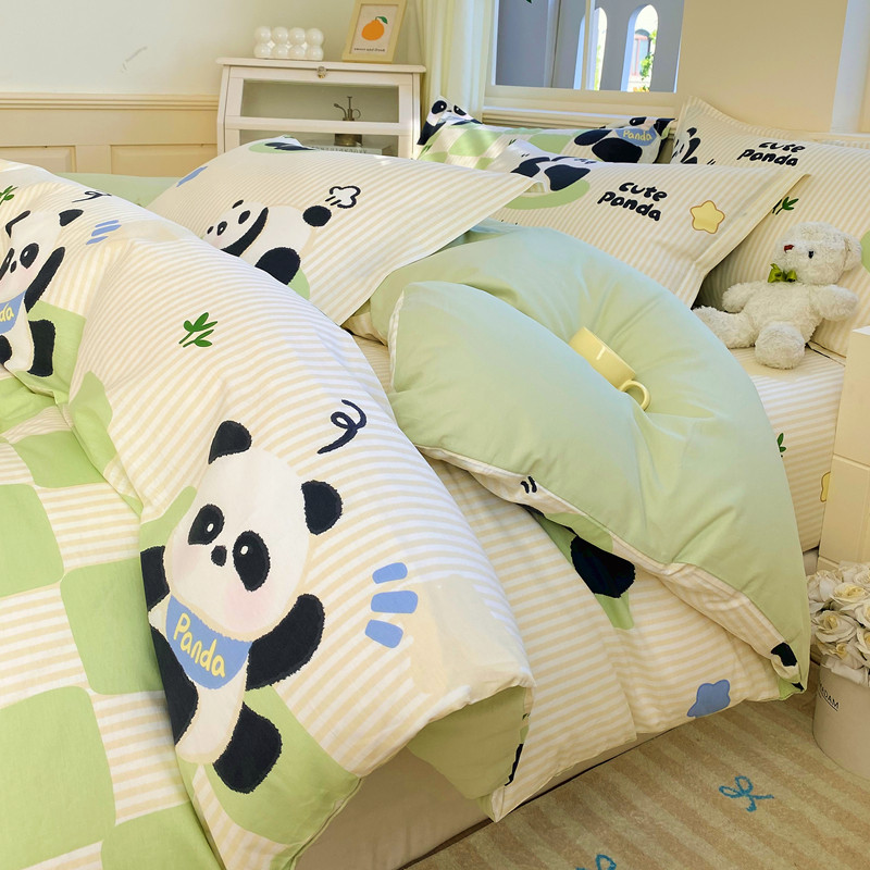 纯棉被套单件100全棉学生宿舍单人150x200x230被罩家用双人被单