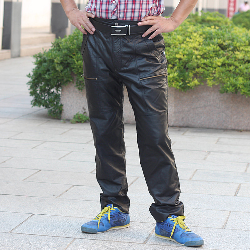 Pantalon cuir homme en vrac pour hiver - Ref 1492945 Image 1