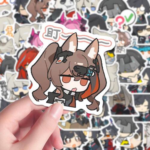 180贴明日方舟终末地贴纸可爱二次元游戏莱万汀佩丽卡笔记本贴画