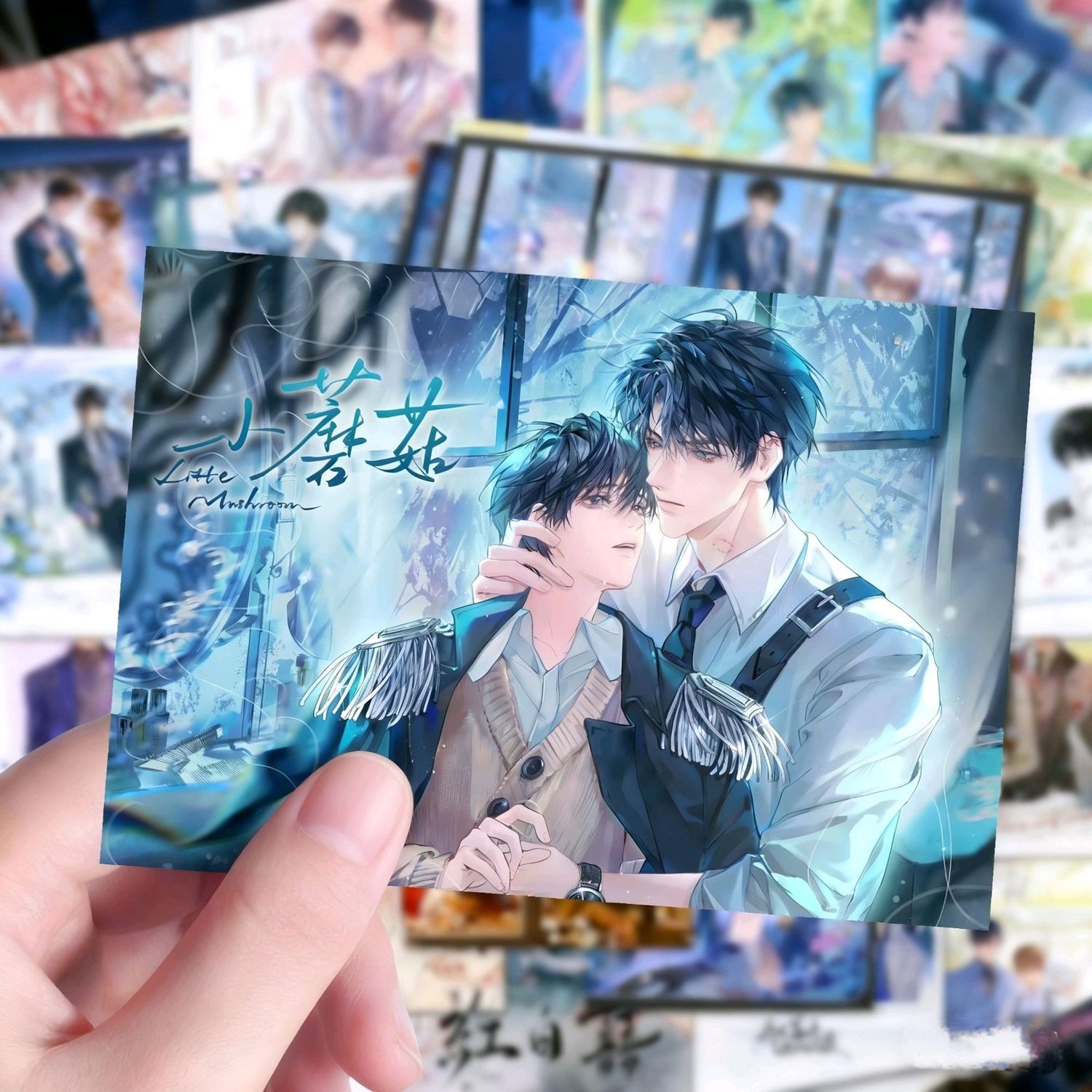 192张经典原耽 背景图贴纸囚于永夜小蘑菇某某超多不重复贴画diy