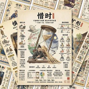 修身九策贴纸人生就是修行健康古典医籍大智若愚是大智慧装饰贴画