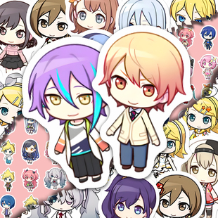 105张二次元世界计划pjsk贴纸萌系高颜值可爱贴画diy手机壳手账本