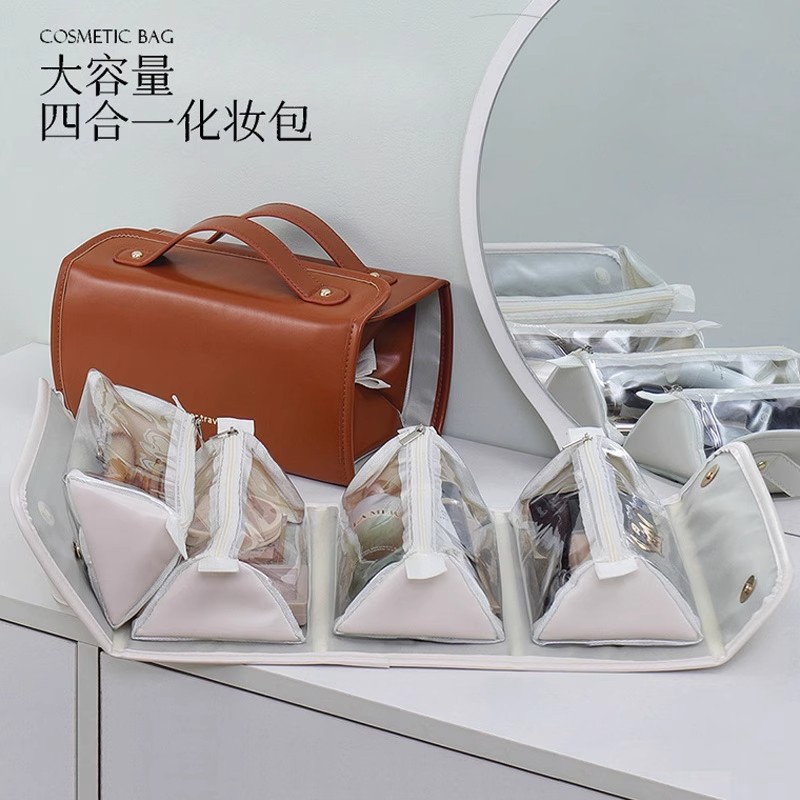 日本进口旅行折叠化妆包女收纳包