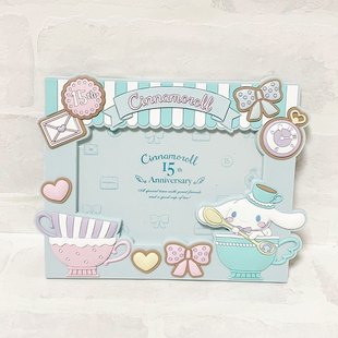 15周年日本【现货】15th2017年cinnamoroll玉桂狗大耳狗相框摆件