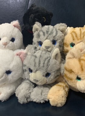 日本【现货】sunlemon 美国短毛猫灰色 毛绒玩具玩偶动物公仔玩具