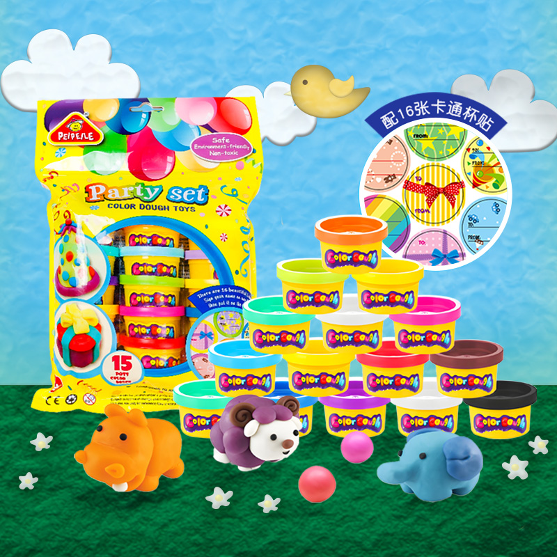 培培樂橡皮泥12色歐標小麥贈工具
