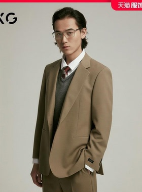 GXG男装 商场同款商务休闲西装外套男正装 24冬季新品G24X134018