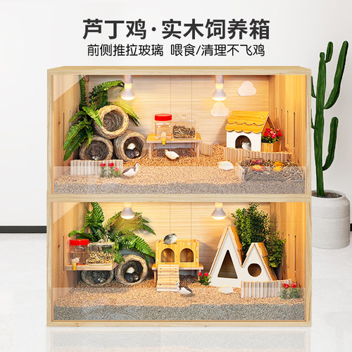 芦丁鸡饲养箱四季恒温卢丁鸡笼子
