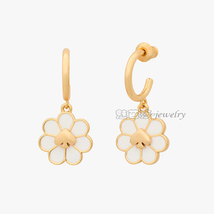 美国2024新款雏菊花朵ks耳环女士时尚饰品Day Tripper Huggies