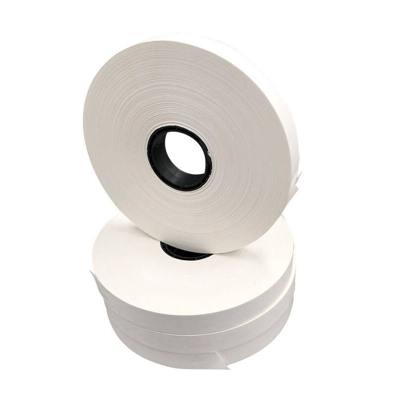 厂销束带机专用白色牛皮纸捆绑捆钱扎带捆钞带扎把机纸带热熔胶带