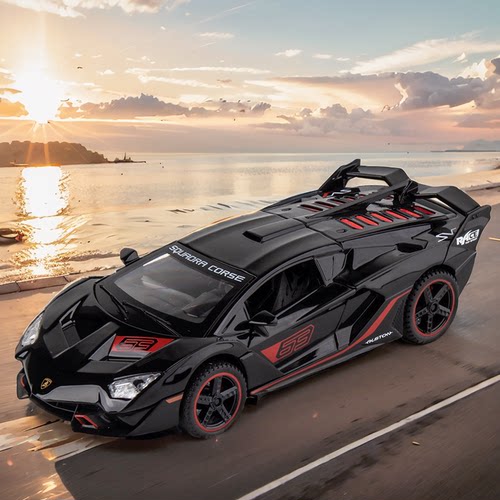 兰博基尼三开门合金车模型儿童