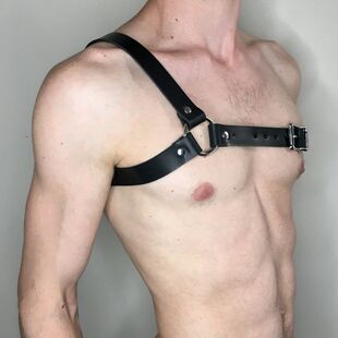 男生胸带体育生1S可调节腰带肌肉男0M舞蹈健身夜店肩带背带肌肉带