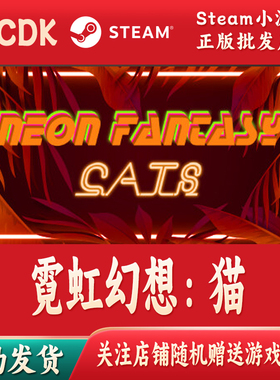 霓虹幻想：猫正版Steam游戏CDKey激活码自动发货Neon Fantasy: Ca