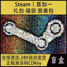 Steam游戏喜加一正版cdk慈善包福袋盲盒礼包随机折扣大作激活码