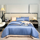 新款水洗真丝刺绣四件套