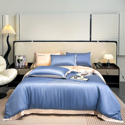 2025新款水洗真丝四件套